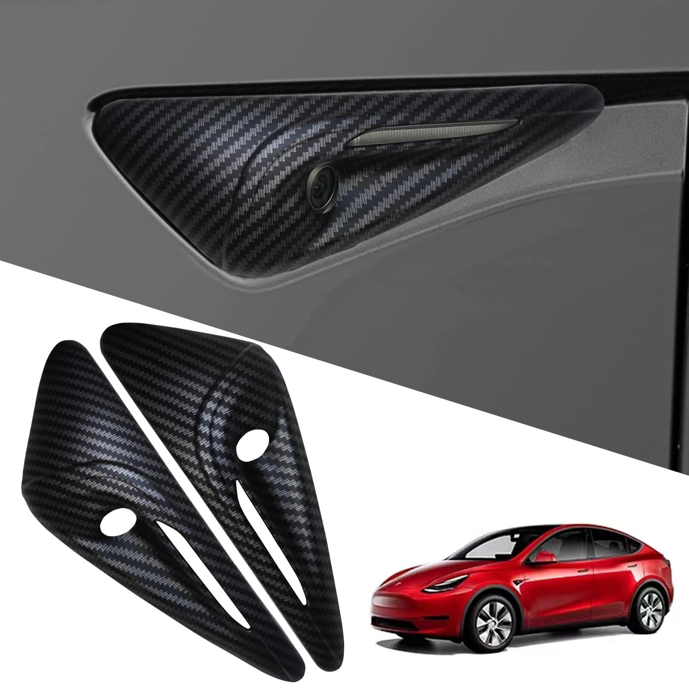 yhcdsea Side Camera Protection Cover - Model 3Y 2025 2024