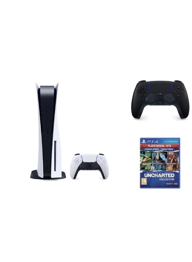 PS5 - Disc Console + Horizon Forbidden West - Voucher + Pulse 3D Headset - Black