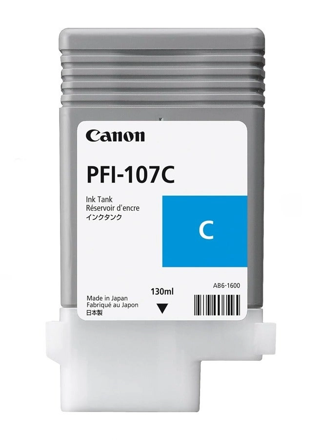 Canon PFI107C Standard Yield Cyan