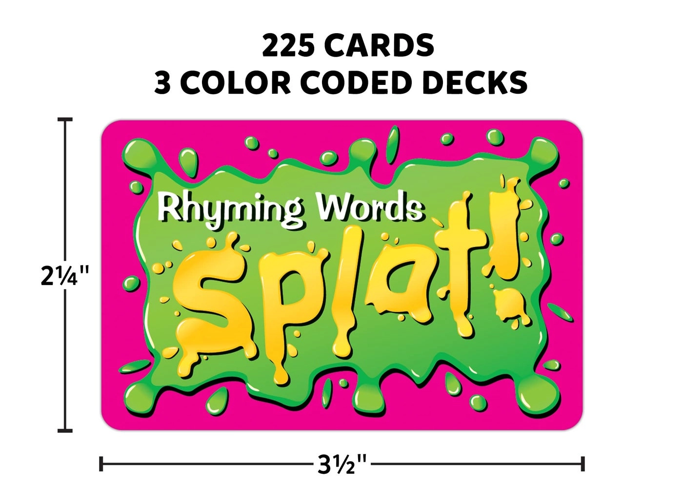 Rhyming Words Splat Game - Kid 225 pieces