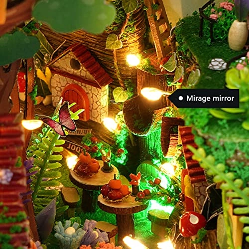DIY Book Nook Miniature Kit - Firefly Forest