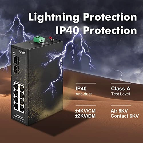 10*1G PoE Managed - 8-ports