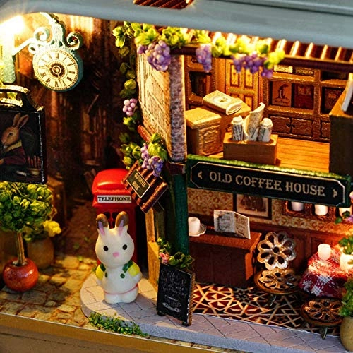 Miniature Box Dollhouse - Happy Street Corner
