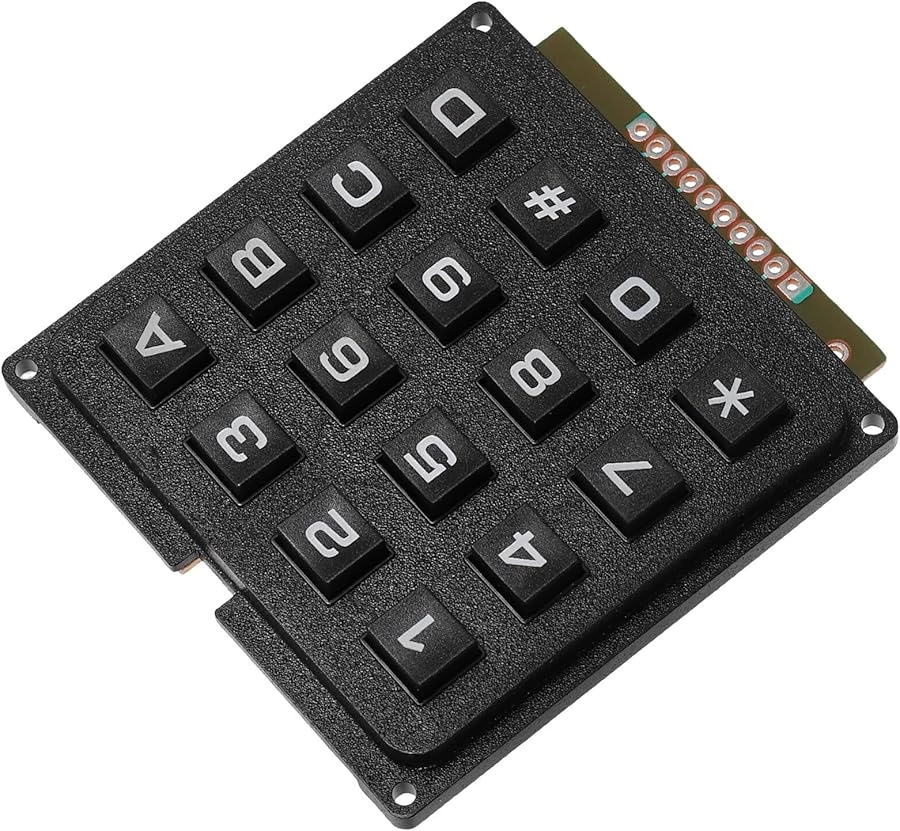 SOLUSTRE 16 Key Keypad - Keyboard Module External Keypad for Microcontroller