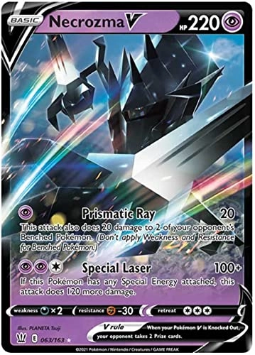 Pokémon Pokemon Necrozma V 063/163 - English + Toploader