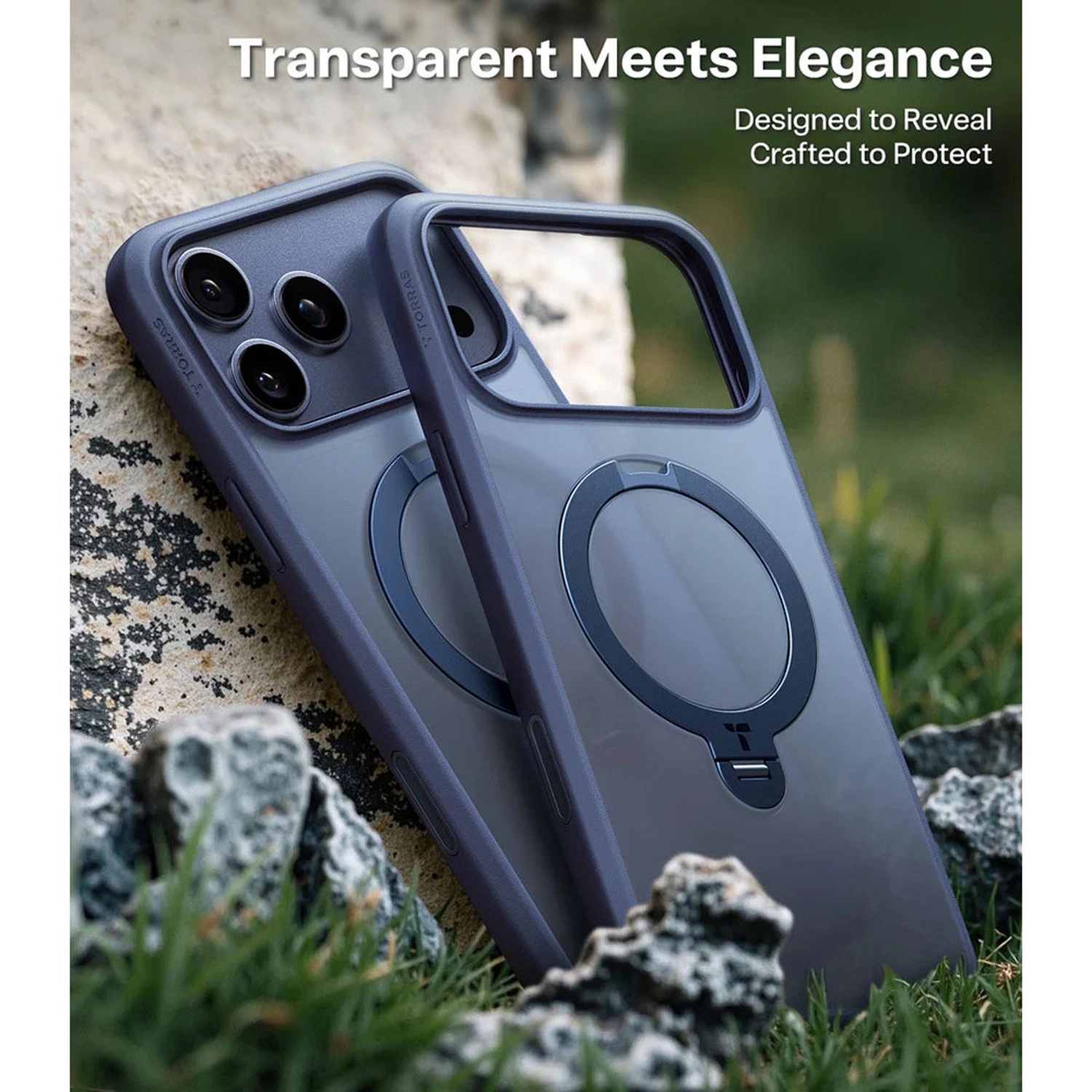 Ostand Spin Silicone Case with MagSafe for iPhone 17 Pro Max