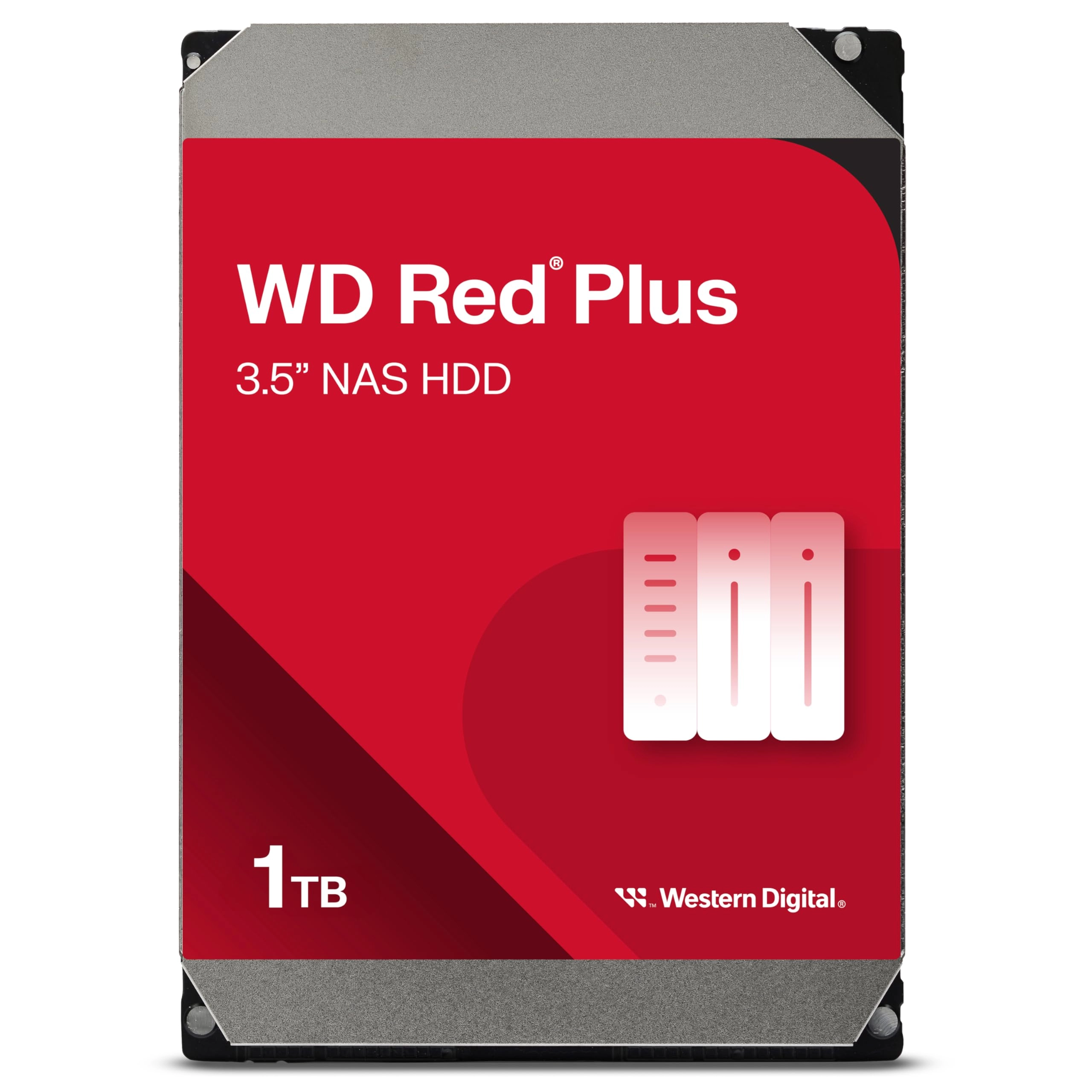 Western Digital Red Plus 3.5" 5400rpm 64MB SATA 6Gb/s (WD10EFRX) - 1TB