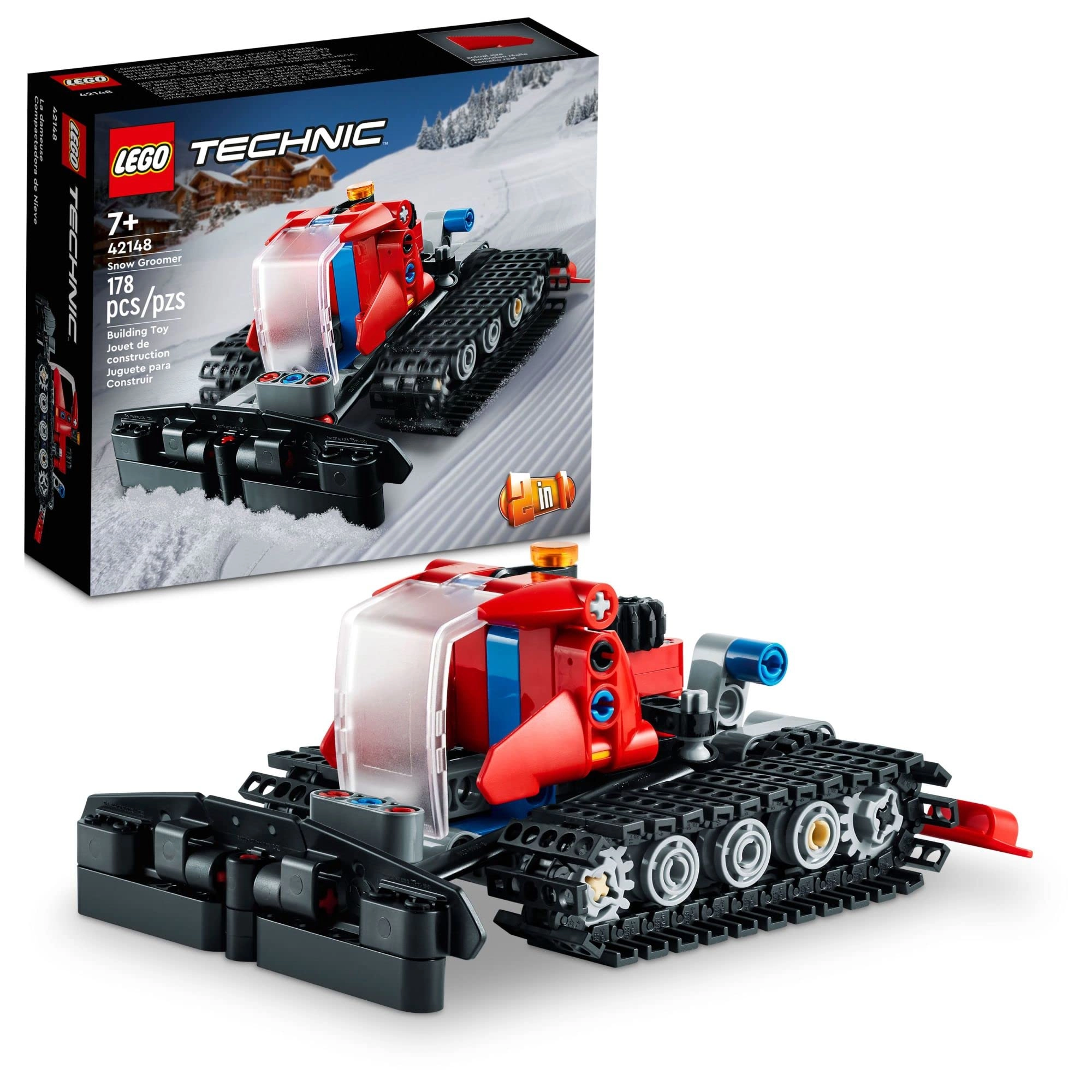 Technic Snow Groomer (42148) - 2-in-1 Snowmobile