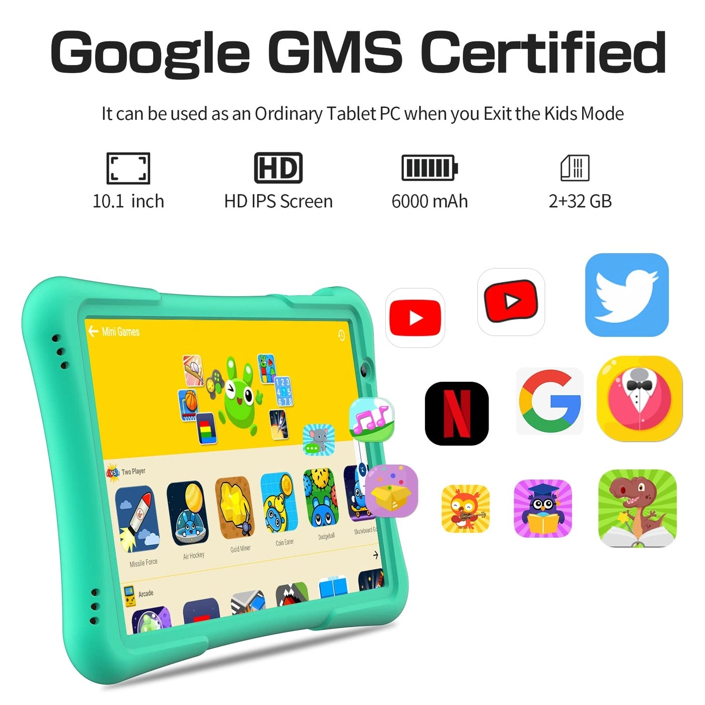 Kids Tablet - 2GB 10 inch 64GB