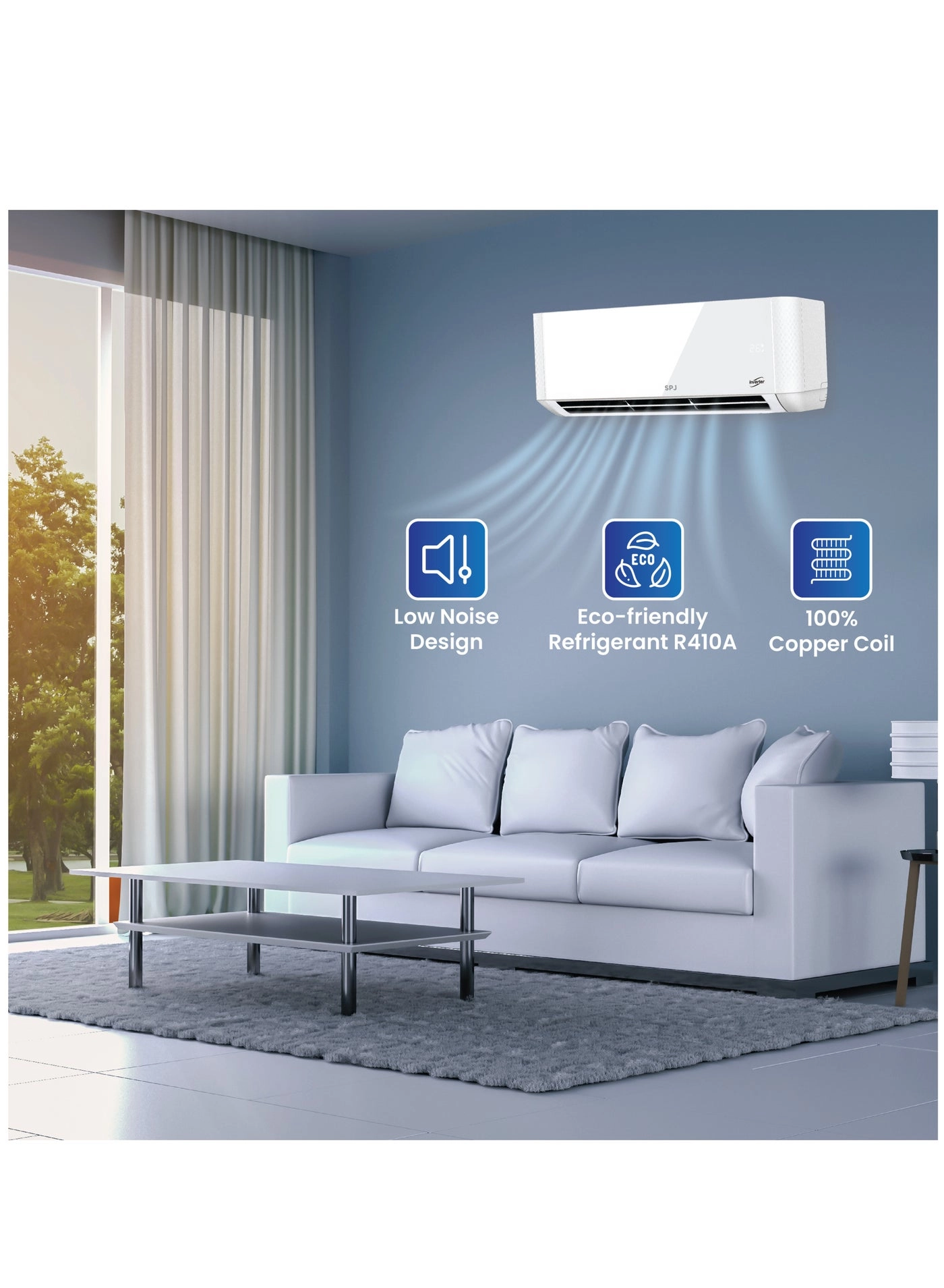 INVWTW24KC - 24,000 BTU DC Inverter T3 Compressor