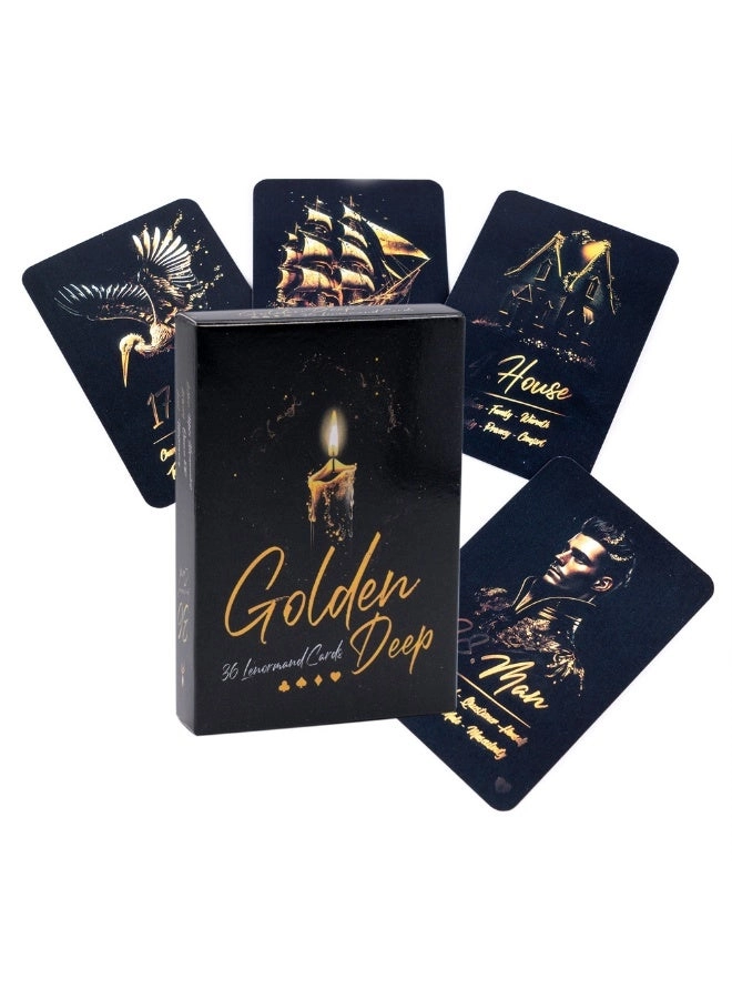 NIBEMINENT Golden Abyss Lenormand Cards