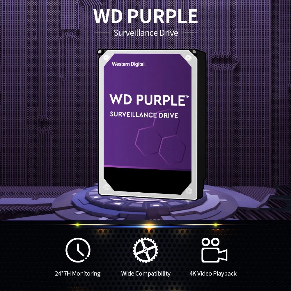 PUR 3.5" 5400rpm 64MB SATA 6Gb/s (WD40PURZ) - 4TB