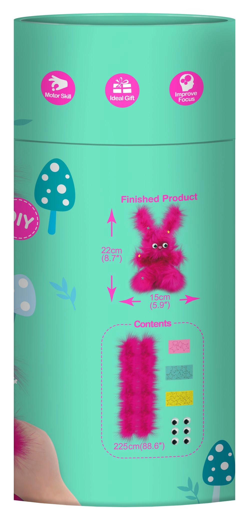 Crazy Fuzzy Bouncing Bunny Craft Kit - 6+ years