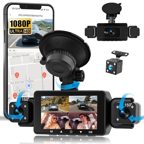 4-Channel Dash Cam - 1080P