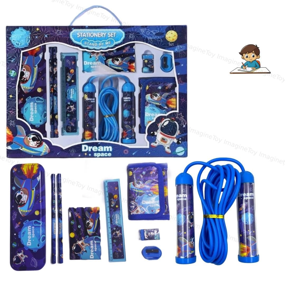 Toy Imagine Space Stationery Kit - Kid 12 pieces