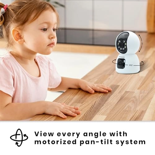 3MP Dual Lens Pan/Tilt Security Camera