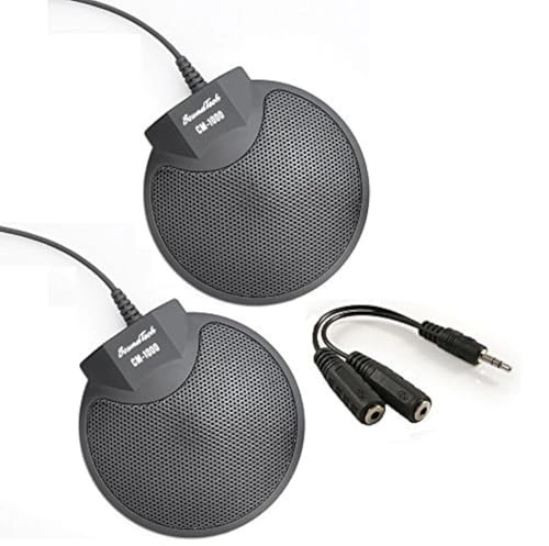 CM-1000 3.5mm-Mini-Jack Microphone + Y-splitter