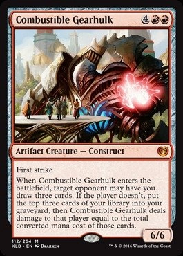 Magic: the Gathering Combustible Gearhulk