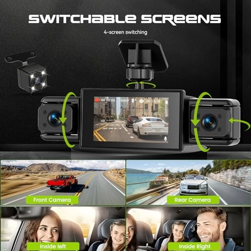 4-Channel Dash Cam - 1080P