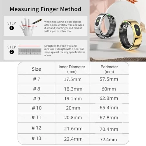 Smart Ring - Heart Rate Monitor Charging Case