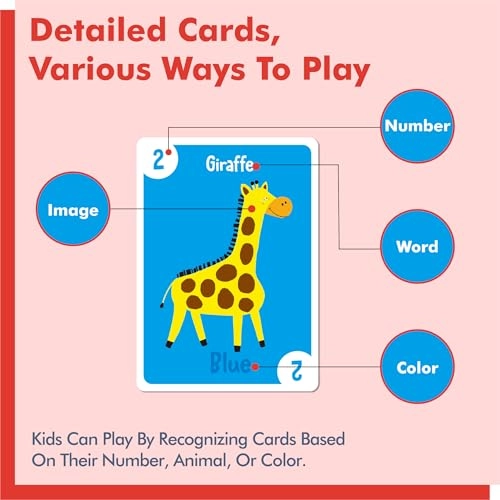 Animal Go Fish - Card Game - 48 Cards 12 Designs
