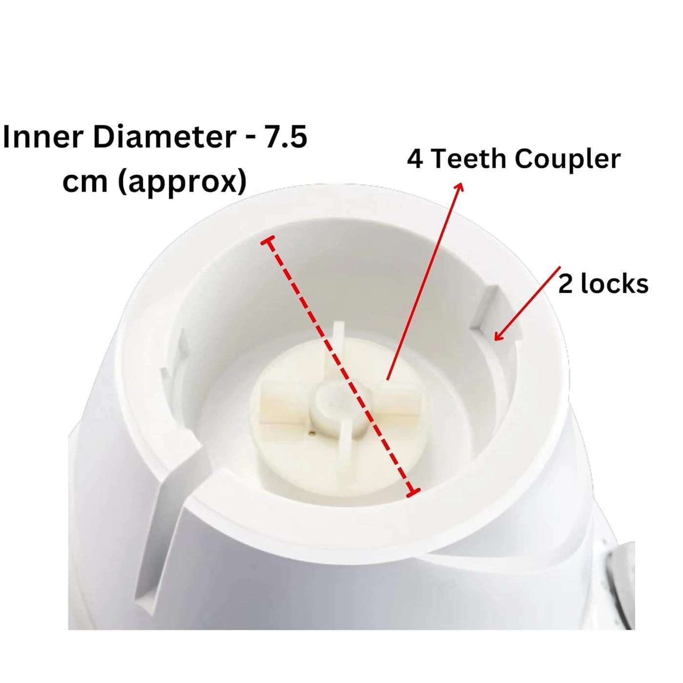 Mixer Grinder Jar - 200 ml 400 ml