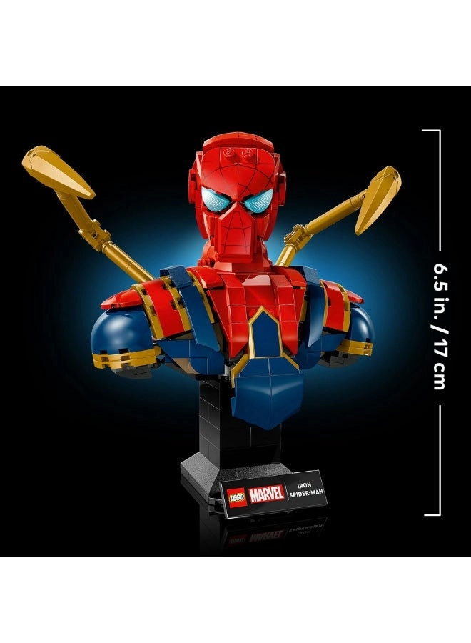 Marvel Iron Spider-Man Bust (76326) - Display Model includes Minifigure