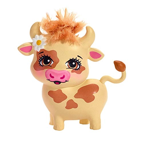Cailey Cow Doll - 6 Inch + Curdle Animal Friend Figure - Multicolour