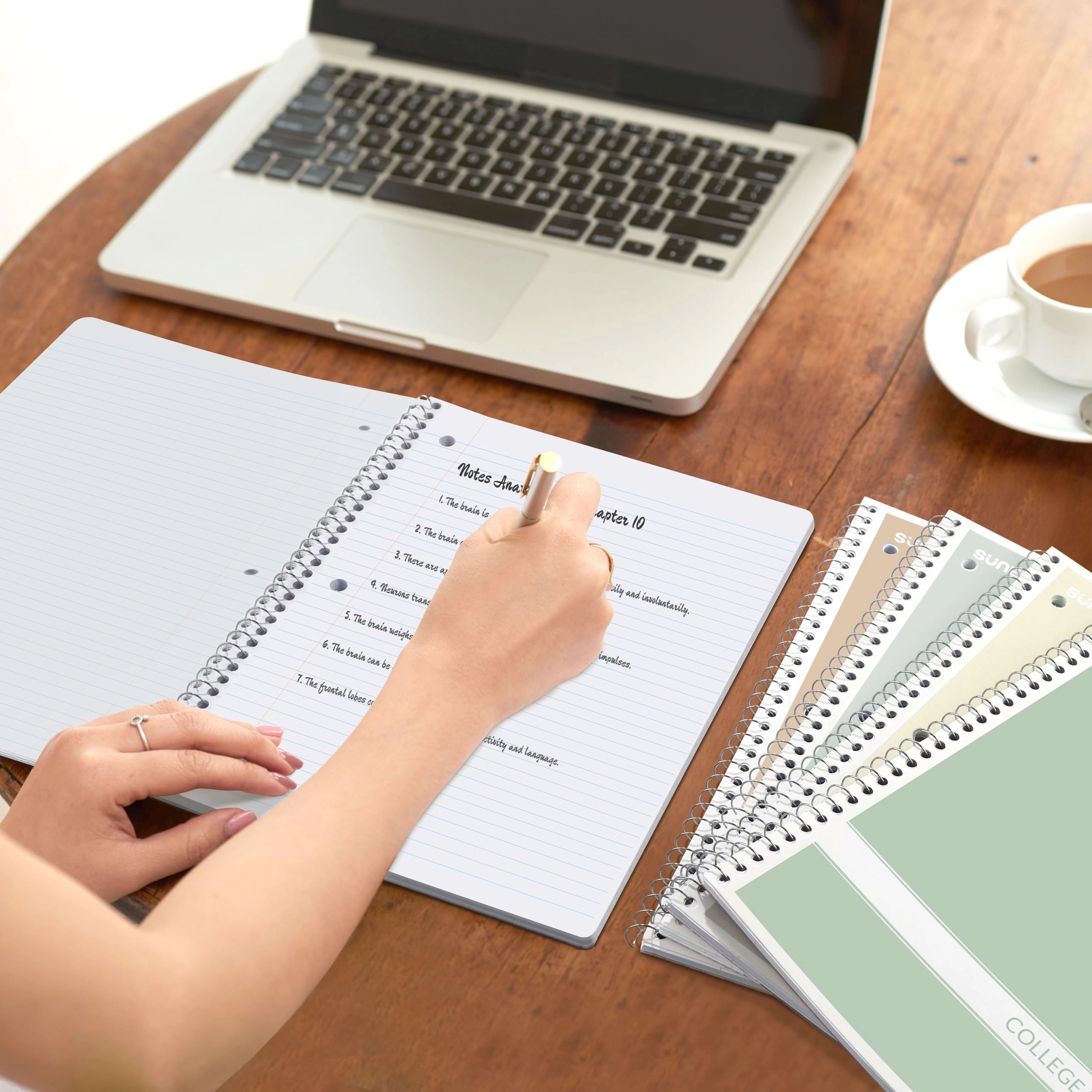 Spiral Notebook 8" x 10-1/2" Spiral - Lined 70 Sheets