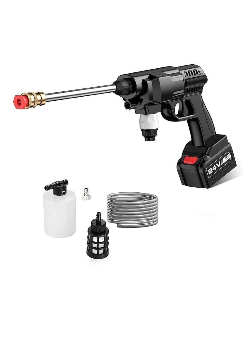 ELTRAZONE Wireless Lithium Battery Powered Car Washing Machine - US Standard High-Pressure Hose