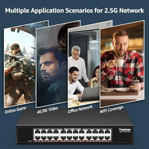 24 Port 2.5G Switch 26-Ports