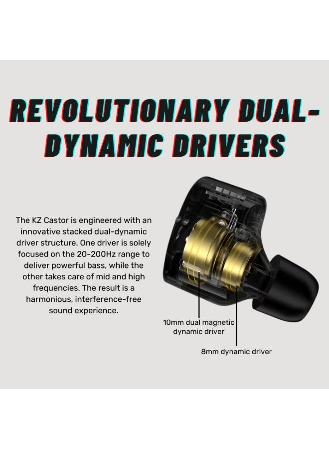 Castor 2DD - Wired Earphone