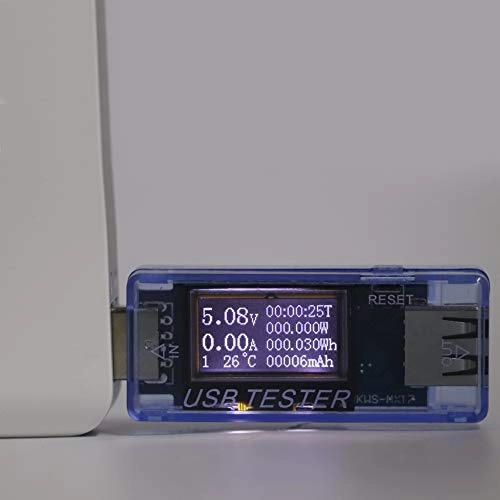 Digital USB Voltage Current Meter - 8 In 1 Voltmeter Tester