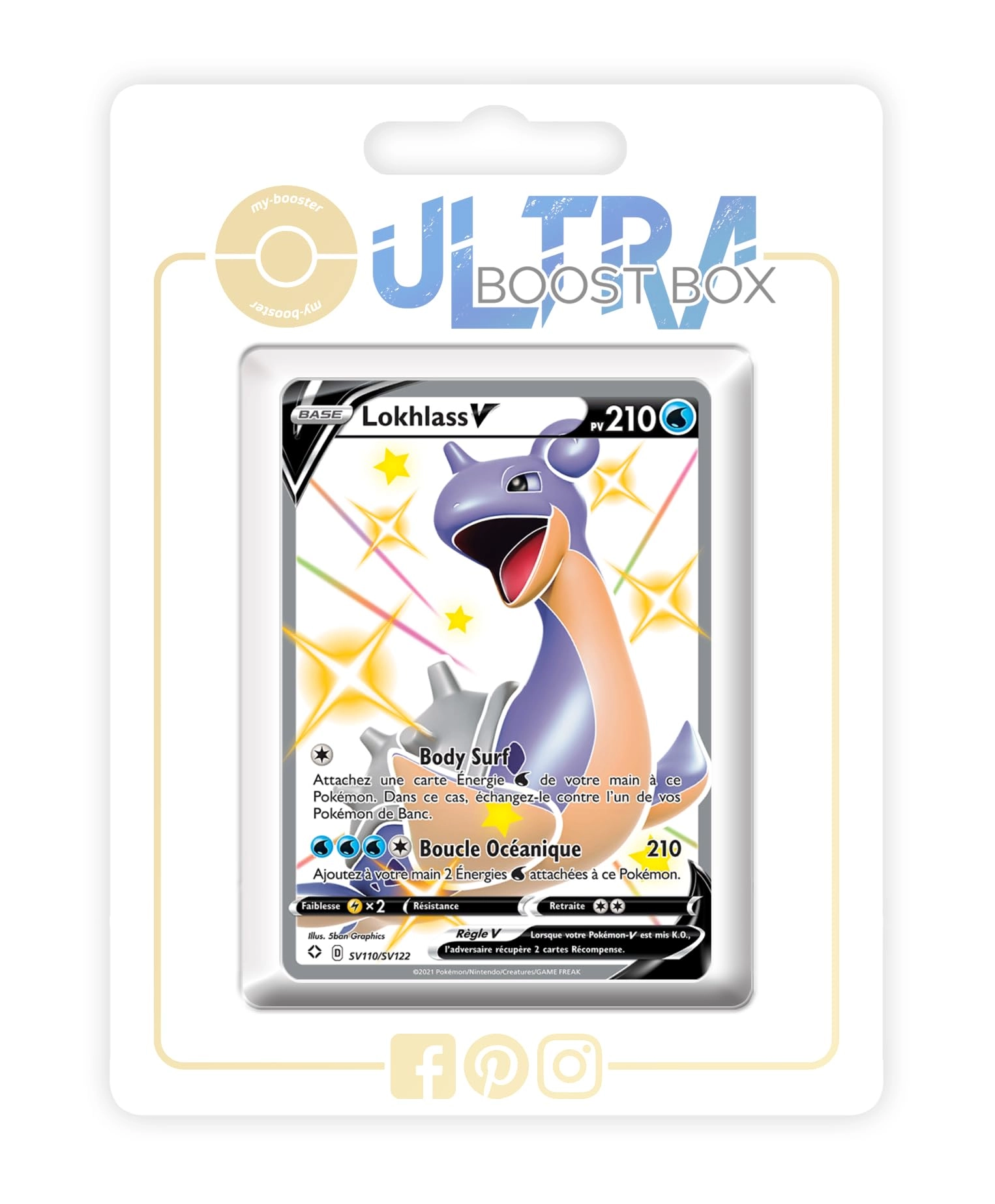 my-booster Lokhlass V (Lapras V) - 10pcs
