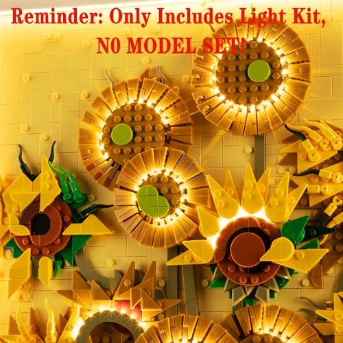 LED Lighting Kit for LEGO Vincent Van Gogh Sunflowers 31215