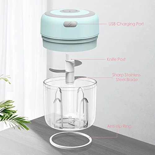 Mini Garlic Chopper - 250ml 30 watts