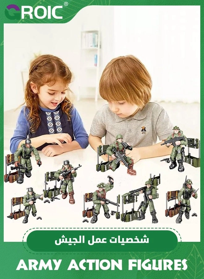 Army Men Set - 8pcs
