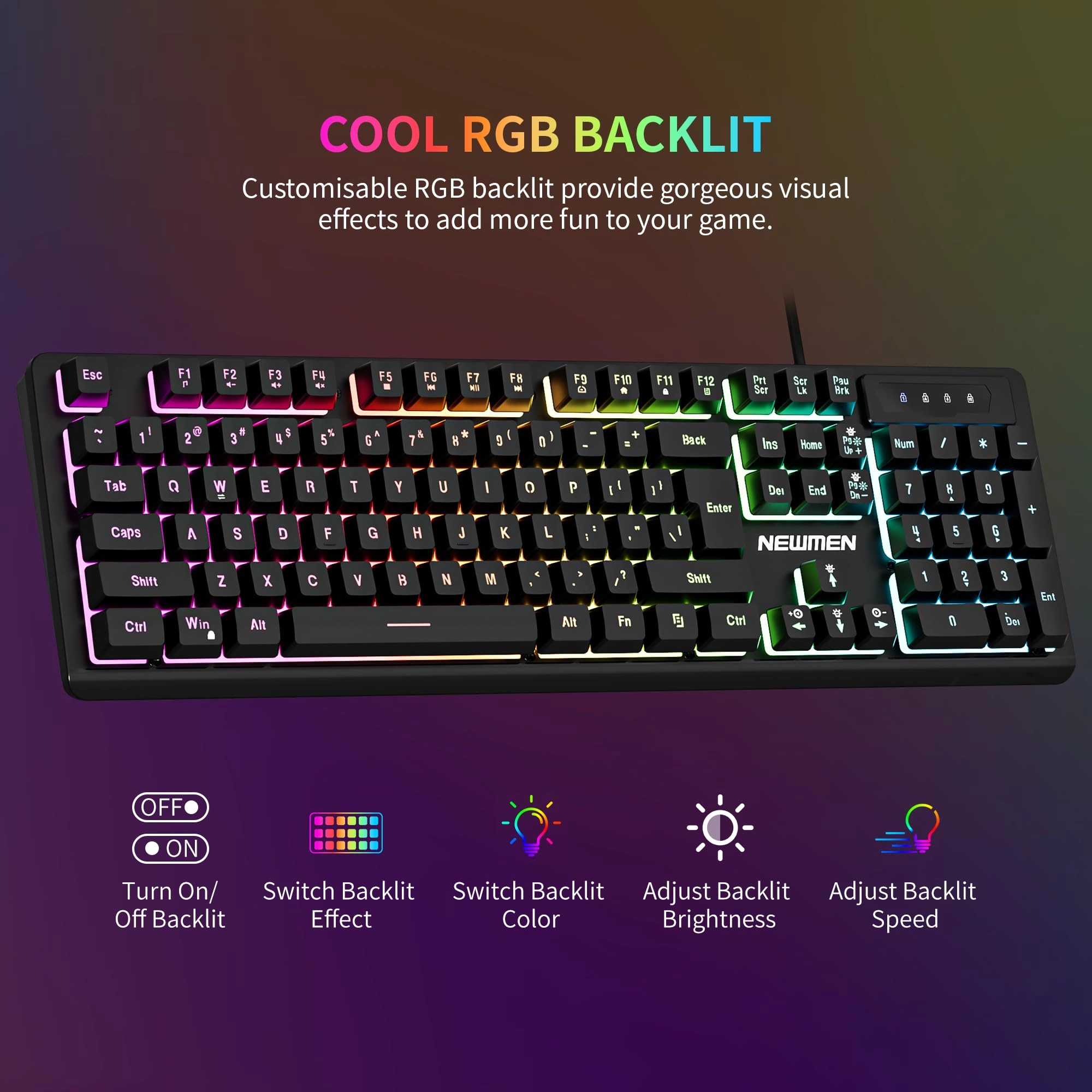 GM104 - QWERTY USB-A