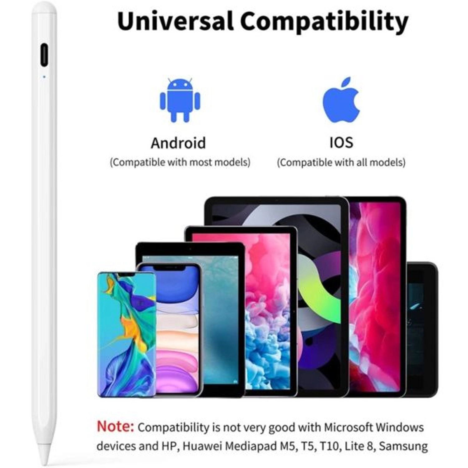 Universal Efficiente-Series - Tilt Pen White