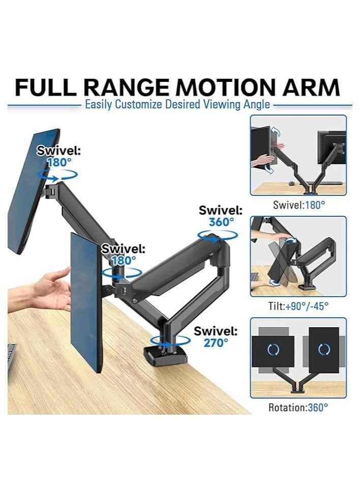 Dual Monitor Stand - 32 inch 75mm x 75mm 100mm x 100mm