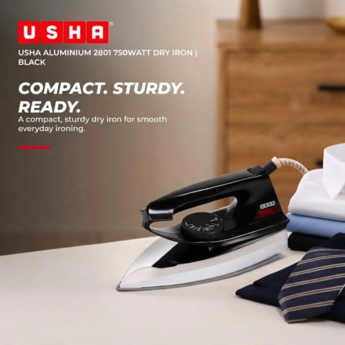 EI 2801 - 750 watts Dry Iron Black