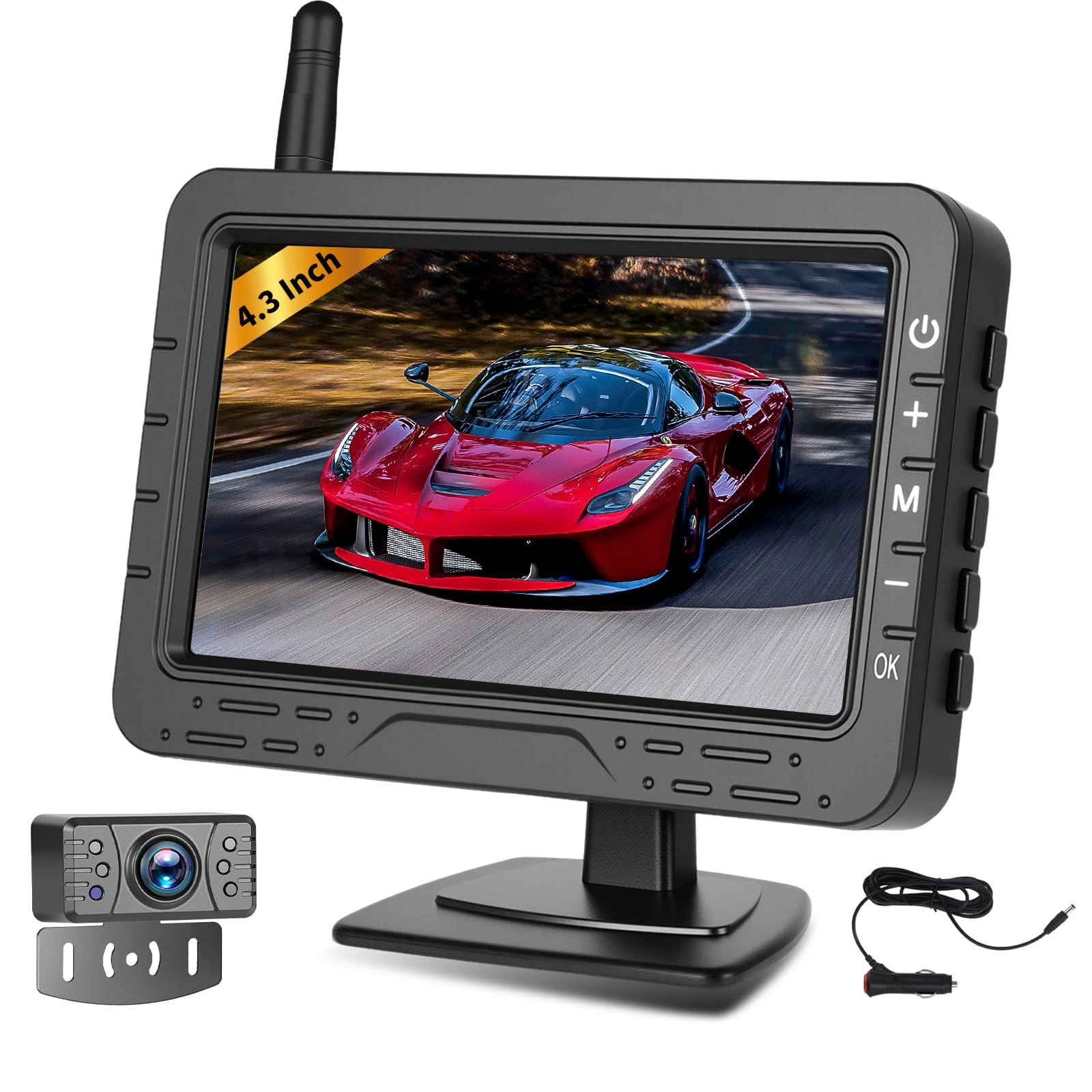 GOHHDL AHD Wireless Backup Camera - Night vision Wireless 600 x 480