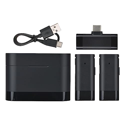 Wireless Clip on Microphone - 2 Transmitters 2.4G