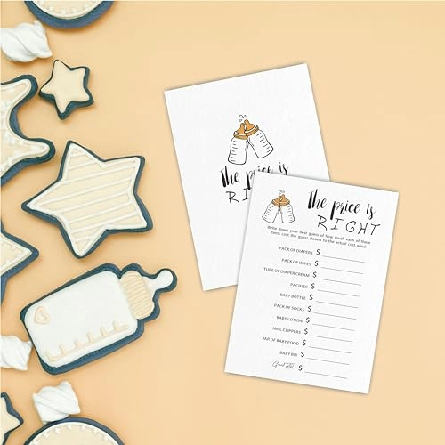 Popin Bottle Baby Shower Game Cards - 30 piece(s)