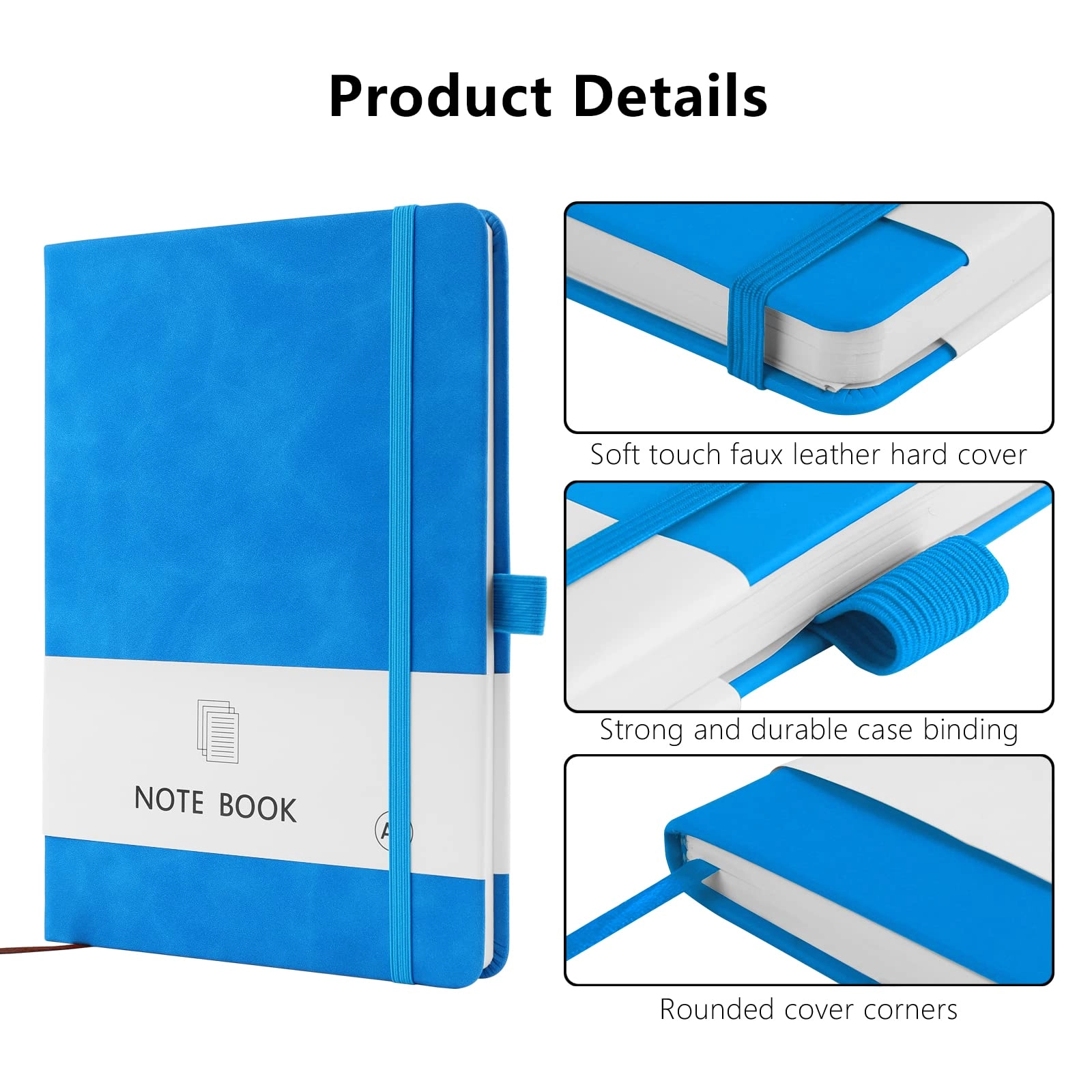 Notebook A5 Hardcover - Lined 200 Pages