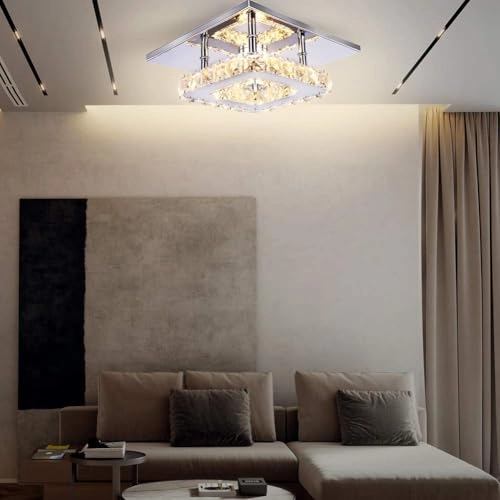 Mini Dimmable Crystal Chandelier