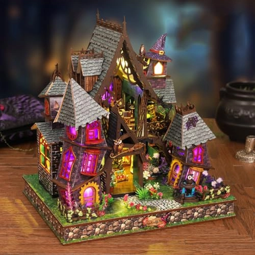 Miniature Wooden Dollhouse Furniture Kit - Creative Room 1:24