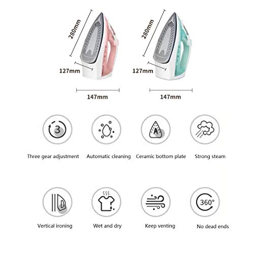 Steam Generator Irons - 1800W Blue Pink