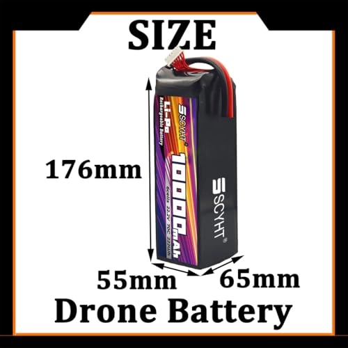 6S Lipo Battery - 22.2V 10000mAh 70C