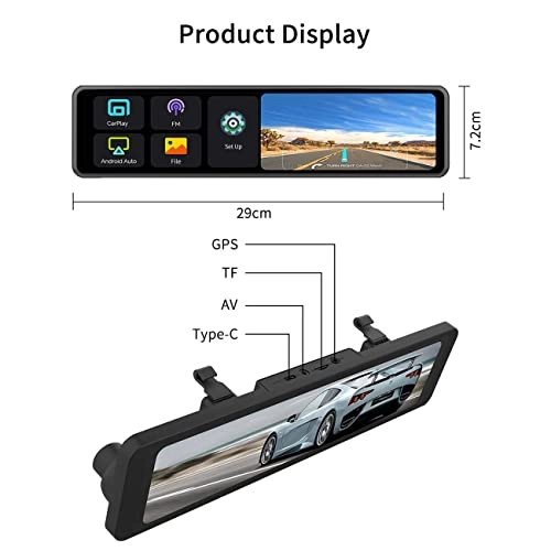 Mirror Dash Cam - 4K 30FPS